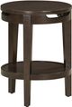 aspenhome® Sutton French Roast Round Accent Table-0