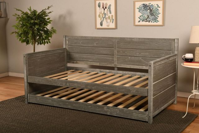 Kodiak Furniture Marisa Weathered Gray Twin Daybed includes Pop Up Trundle-1