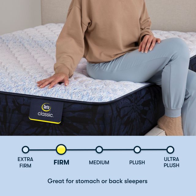 Serta® Classic® Dorian 12.5" Wrapped Coil Firm Tight Top Queen Mattress-7