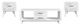 Elements International Rogen 3-Piece Rustic White Occasional Table Set-0