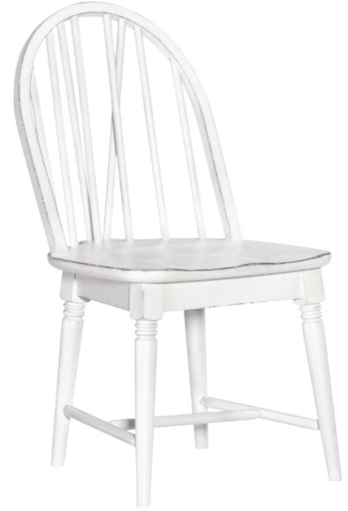 Legacy Classic Vintage Market Picket Fence Windsor V-Shape Dining Side Chair-0