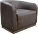 International Furniture Direct Suomi Chocolate Brown Armchair-0