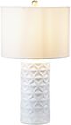 A & B Home Petrona Glossy White Table Lamp-1