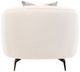 Michael Amini® Noir Black Nickel/Marshmallow Accent Chair-1