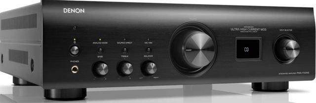 Denon® 2 Channel Black Integrated Amplifier-1