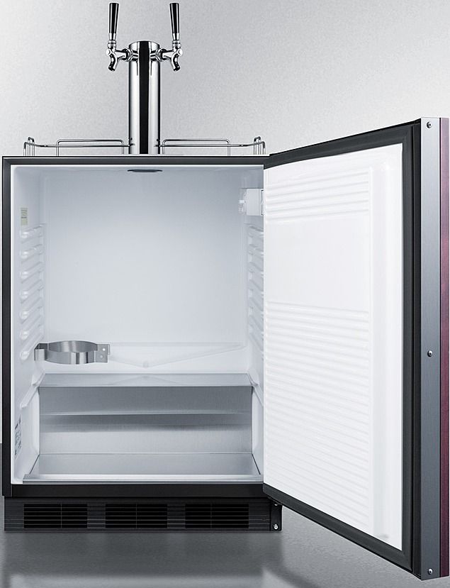 Summit® Commercial Series 5.5 Cu. Ft. Panel Ready Beer Cooler/Kegerator-2