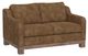 International Furniture Direct Samba Camel Brown Loveseat-0