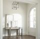 Bernhardt Tempo Larza Console Table Satin Nickel Base-1
