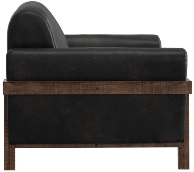 International Furniture Direct Loft Brown Black Loveseat-3