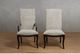Mazin Furniture Savion Beige/Espresso Dining Room Side Chair-3