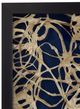 A & B Home Tannis 2-Piece Black/Blue/White Wall Art Set-4