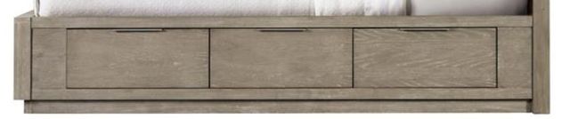 Riverside Furniture Zoey California King Herringbone Panel Single Storage Bed-3