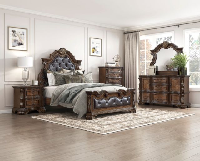 Homelegance® Gilmartin Dark Brown Nightstand-1