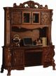 ACME Furniture Dresden Cherry Oak Executive Computer Desk with Hutch-0