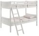 Elements International Sami White Twin Over Twin Bunk Bed-0