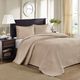 Olliix by Madison Park Quebec Khaki Twin Reversible Bedspread Set-5