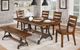 Furniture of America® Leann Brown Cherry/Dark Gray Bench-0