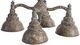 A & B Home Brown 4-Light Chandelier-1
