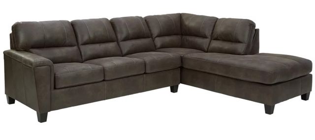 Signature Design by Ashley® Navi 2-Piece Smoke Living Room Seating Set-1