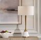 Uttermost® Avola White Table Lamp-1
