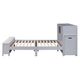 Samuel Full Bookcase Platform Bed-4