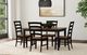 A-America® Stormy Ridge Chicory Dinette with Slate Black Base-3