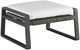 Universal Explore Home™ Coastal Living Outdoor San Clemente Canvas Natural Fabric/Metal Ottoman-0