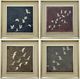 Crestview 4-Piece Flocking Feathers Wall Art Set-0