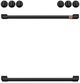 Café™ Flat Black Front Control Induction Knobs and Handle Kit-0