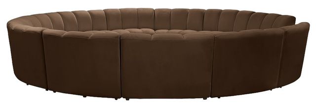 Meridian Furniture Infinity 12-Piece Brown Modular Sectional-3