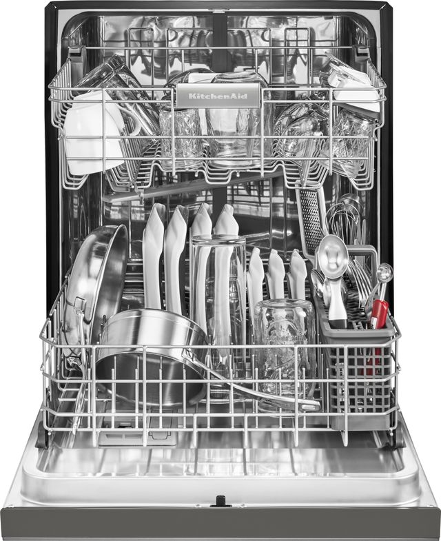 KitchenAid® 24" Stainless Steel with PrintShield™ Finish Built In Dishwasher-3