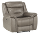 Mazin Furniture Lance Brown Reclining Chair-0