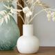 Magnolia Home by Joanna Gaines Constance White 5" Vase-1