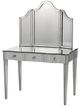 Currey & Company Gilda Granello Silver Leaf Vanity Mirror-0