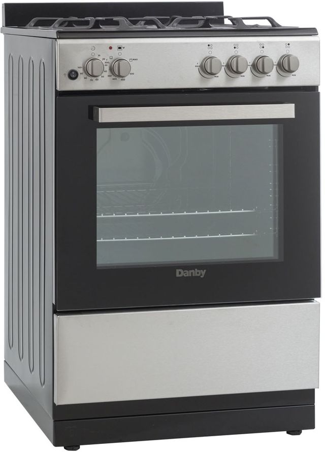 Danby 24" Stainless Steel Freestanding Gas Range-3