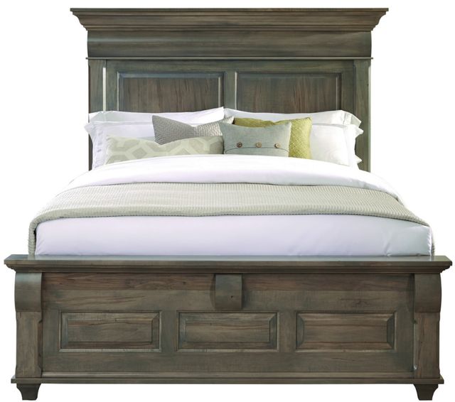 Mavin Customizable Bartlett's Island Queen Panel Bed with Low Footboard-2