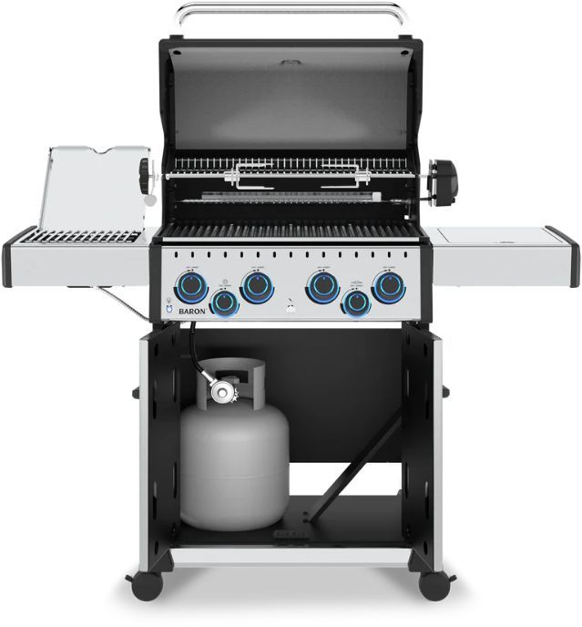 Broil King® Baron™ S 490 Pro IR 6-Burner Stainless Steel Freestanding Liquid Propane Grill-1