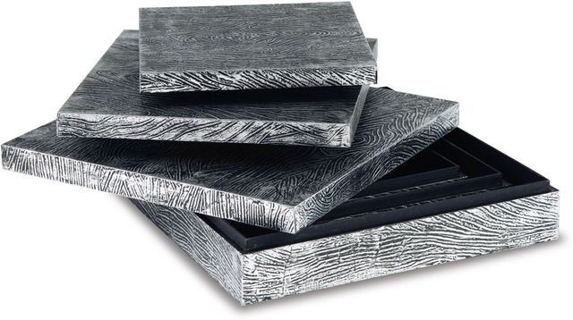 Signature Design by Ashley® Keldy 3-Piece Antique Pewter Box Set-4