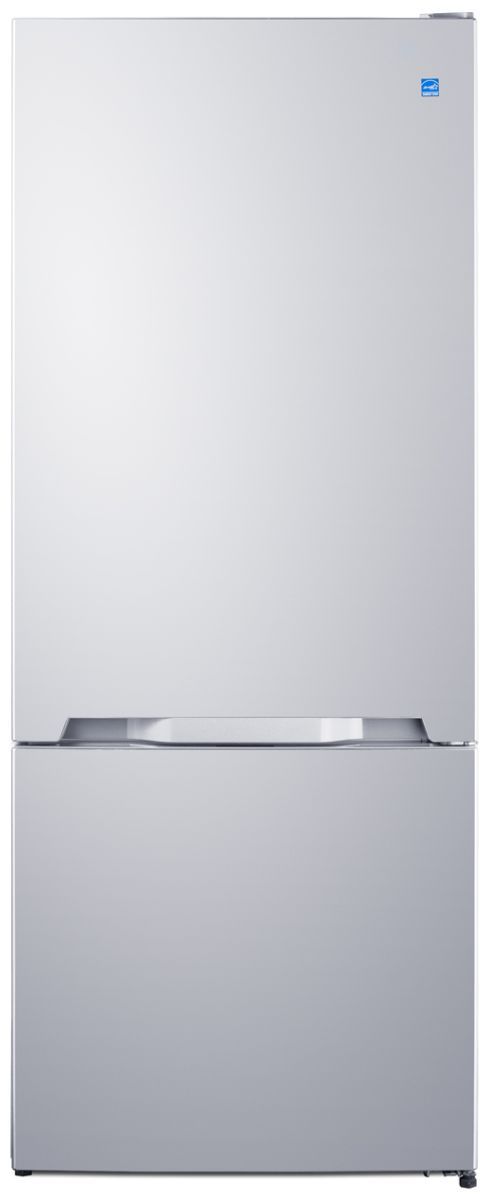 Summit® 28 in. 15.1 Cu. Ft. White Counter Depth Bottom Freezer Refrigerator