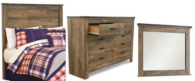 Signature Design by Ashley® Trinell 3-Piece Brown Full Bedroom Set-0