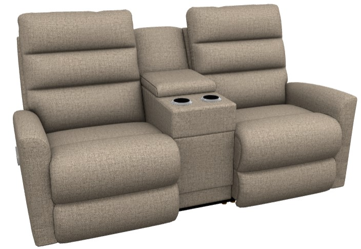La-Z-Boy® Liam Fawn Power Wall Reclining Loveseat with Console and