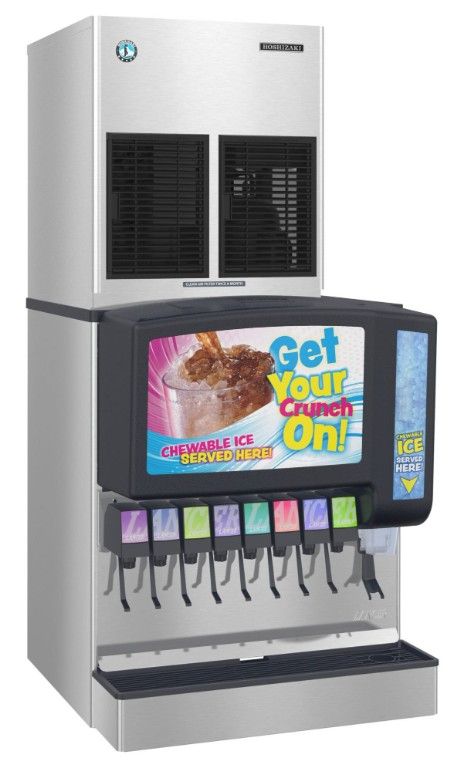 Hoshizaki Cubelet 22" 588 lb. Stainless Steel Remote Air-Cooled Ice Maker-1