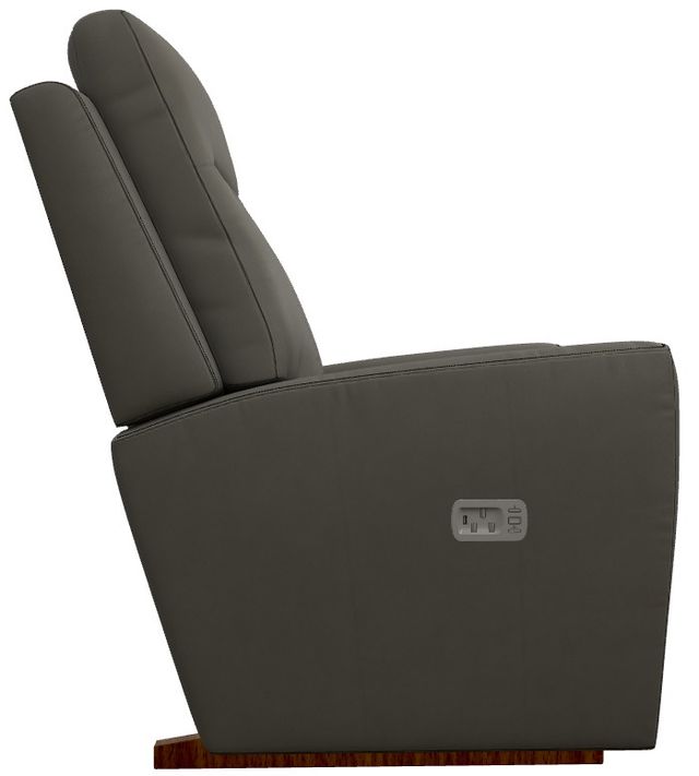 La-Z-Boy® Kodie Dove Gray Power Rocking Recliner with Headrest-2