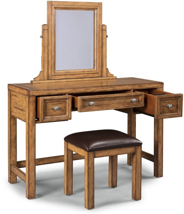homestyles® Sedona Toffee Vanity and Bench-3