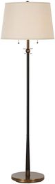 Renwil® Everren Alban Brass/Matte Black Floor Lamp-1