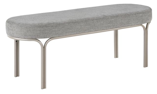 Homelegance® Waldon Champagne/Gray Bench-0
