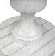 Liberty Furniture Sedona Gravel Round End Table with Heavy Distressed White Base-4