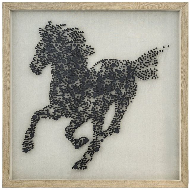 YHD Steed's Silhouette Wall Art-0