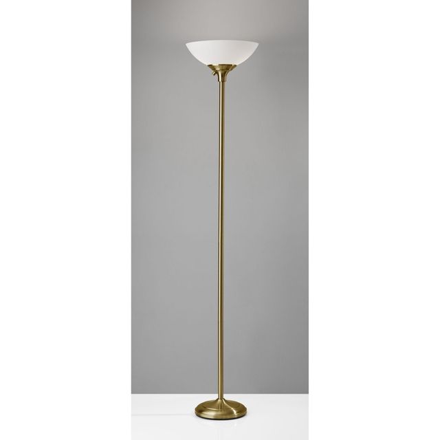 Adesso® Glenn Antique Brass 300W Torchiere-1