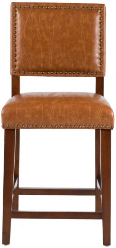 Linon Brook Caramel Counter Stool-3